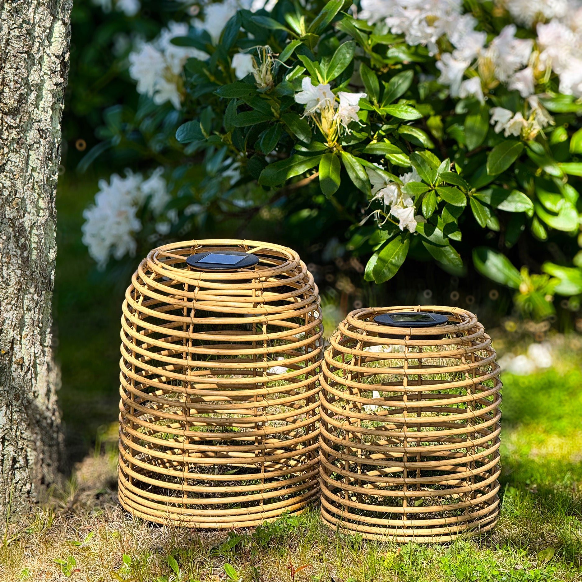 Beehive solcellelampe H25 cm